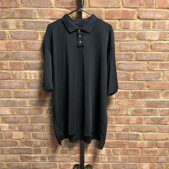 Under Armour Men’s Black Short Sleeve Polo Shirt Size XXL - Picture 2 of 6